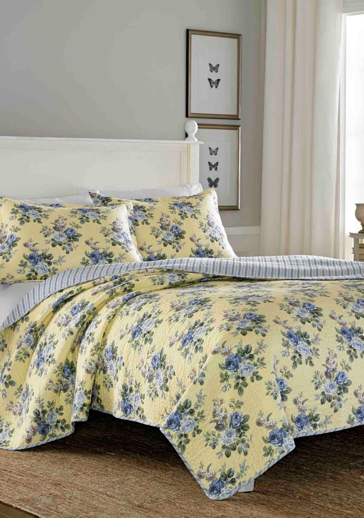 Linley Yellow Quilt Set
