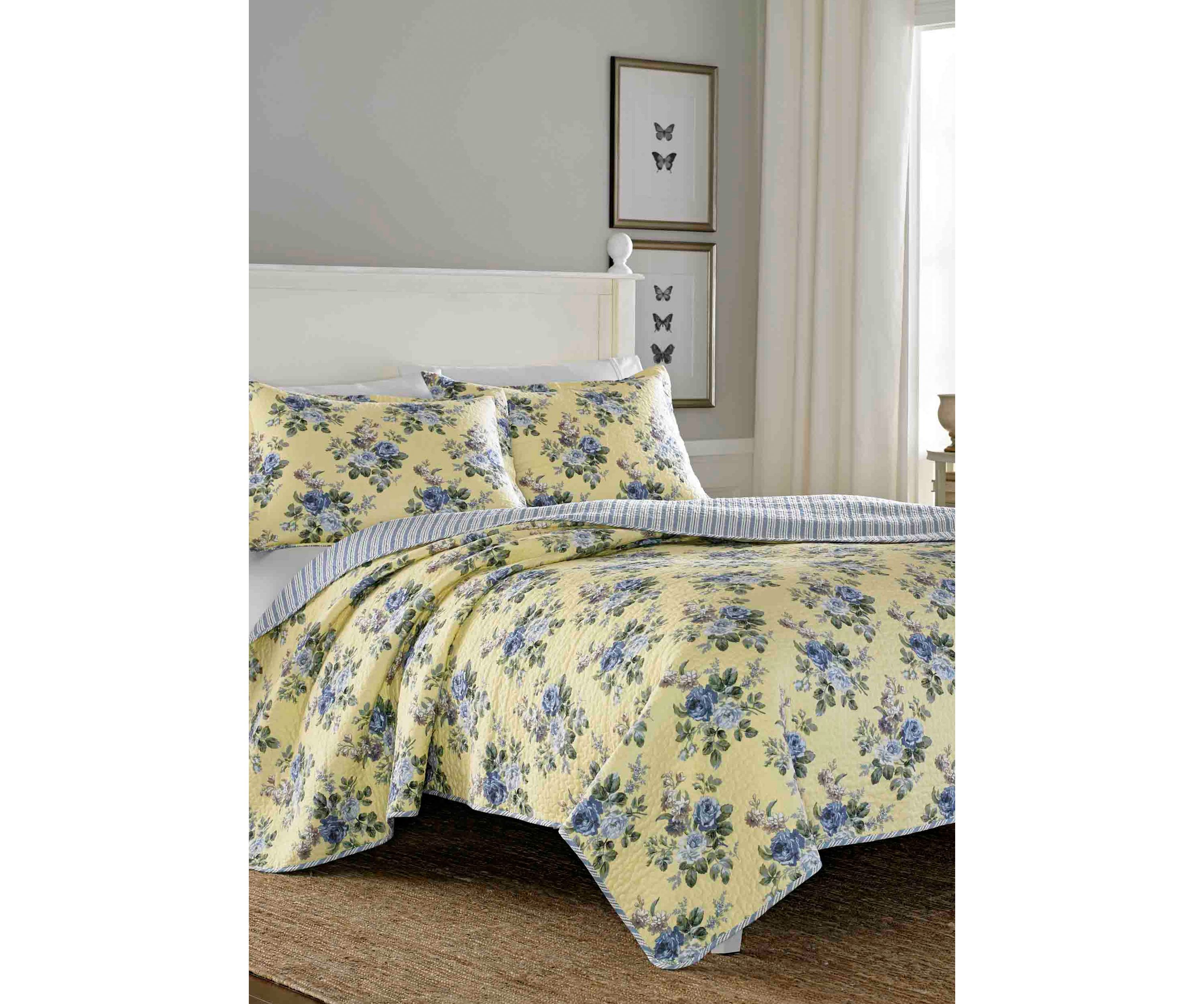 Linley Yellow Quilt Set