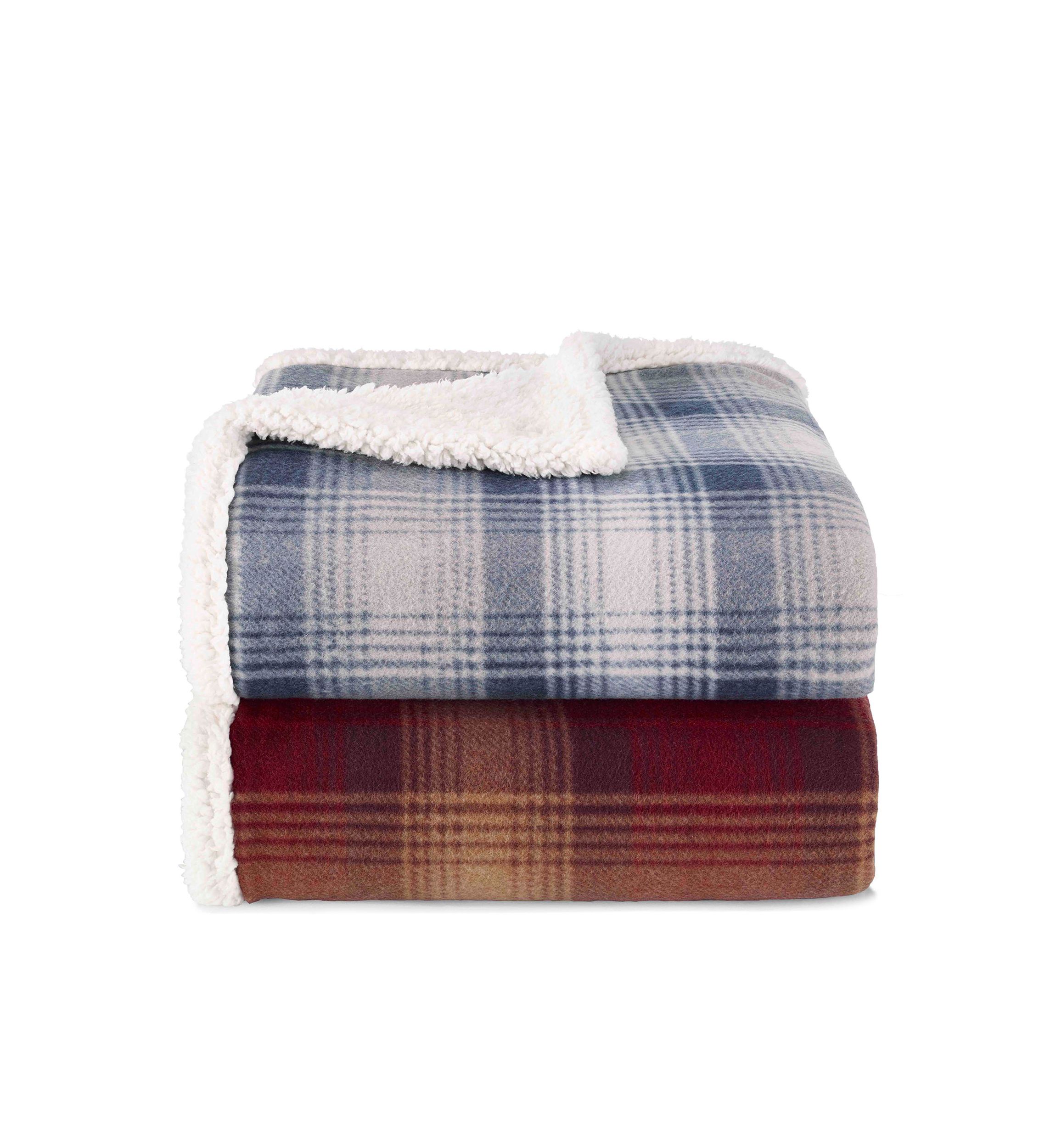 Nordic Plaid Midnight Throw
