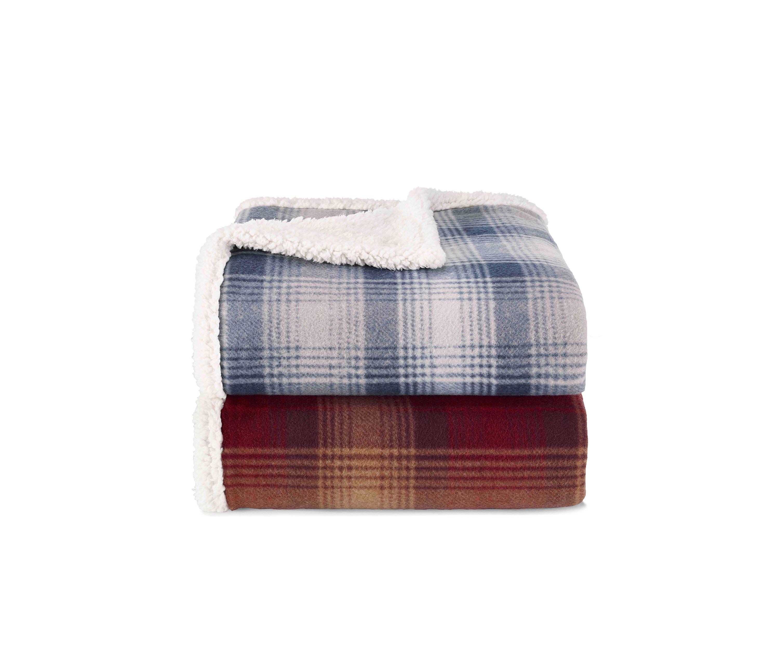 Nordic Plaid Midnight Throw