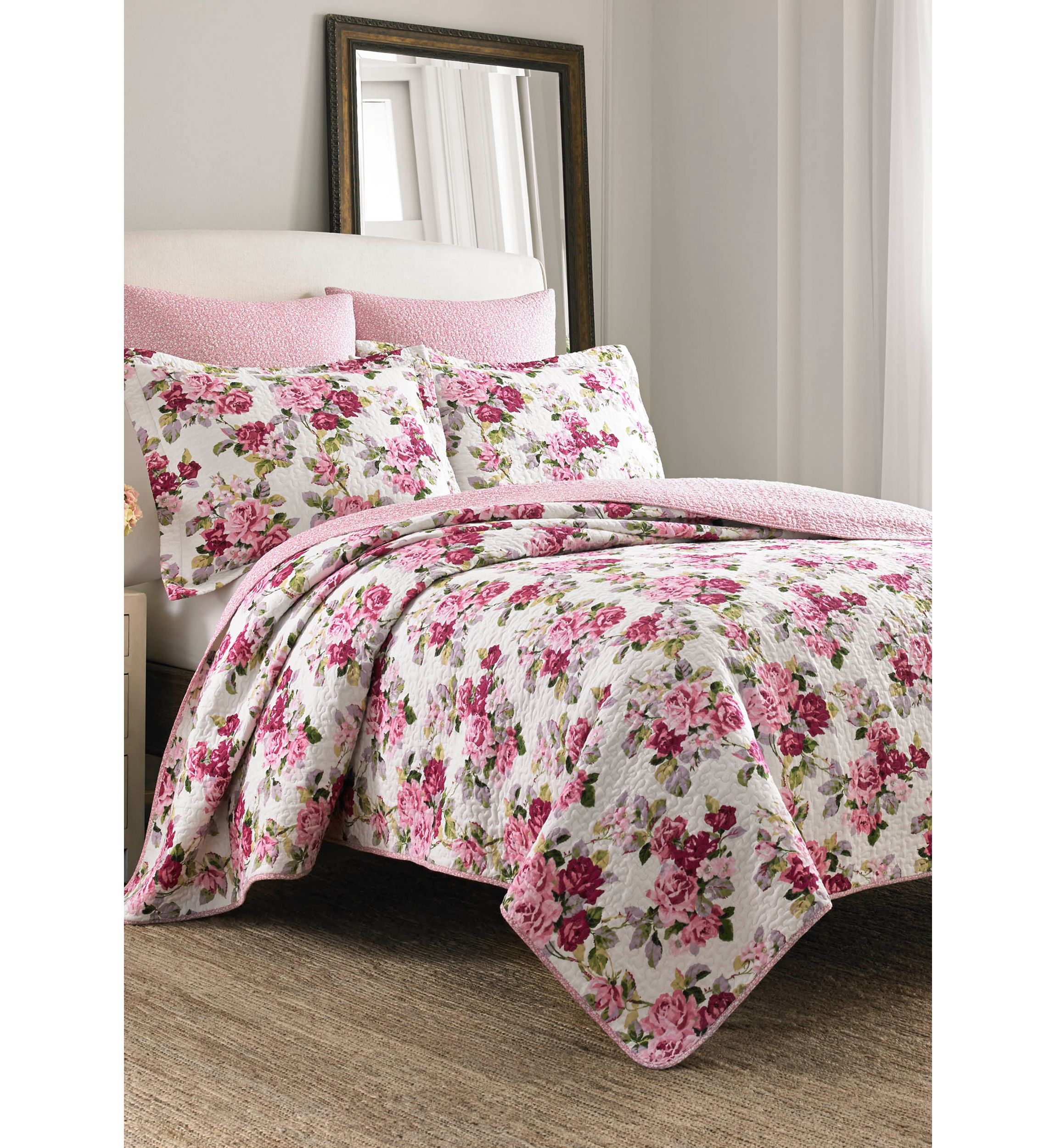 Lidia Multi Pink Quilt Set