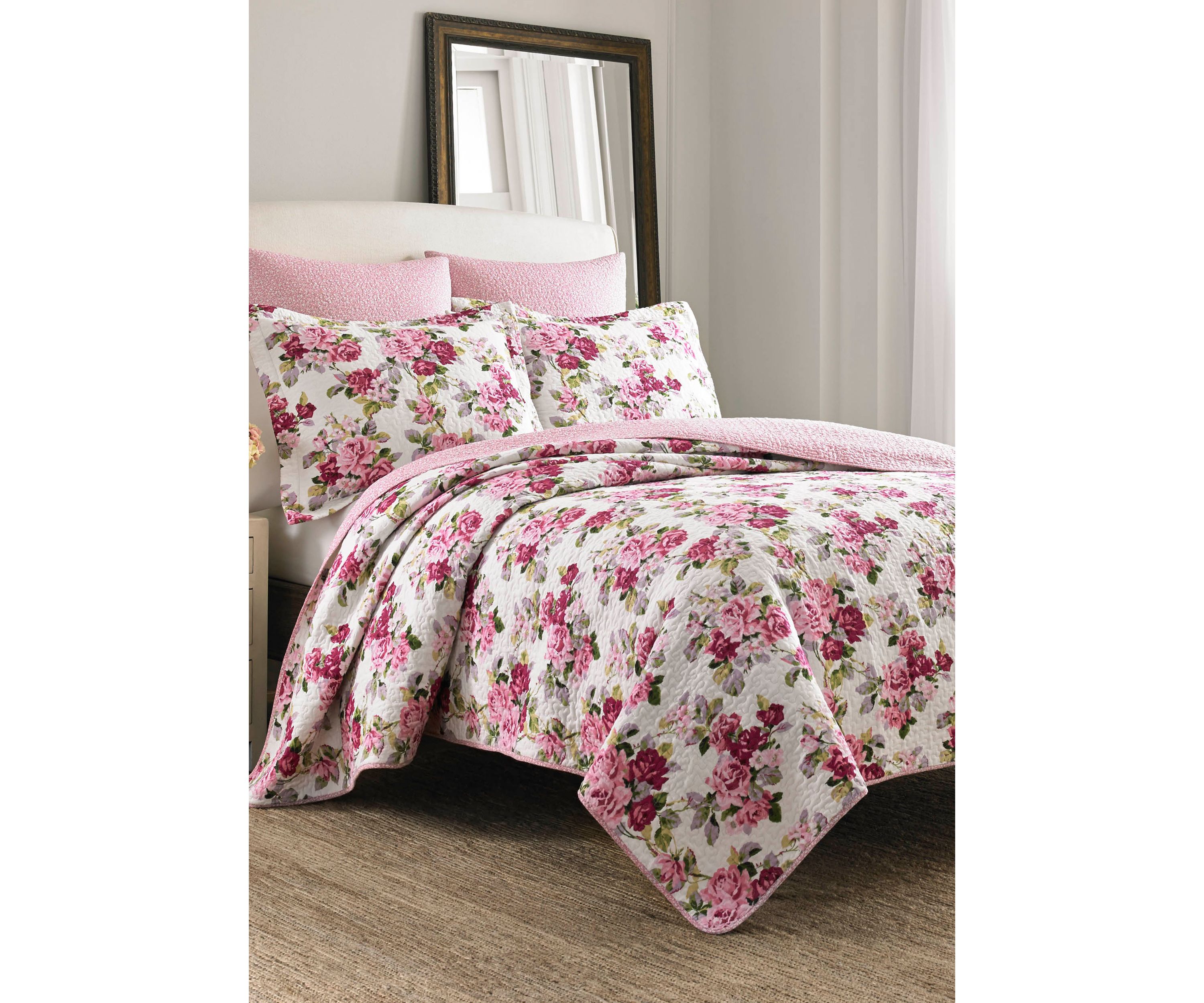 Lidia Multi Pink Quilt Set