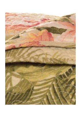 Tropical Orchid Throw Blanket