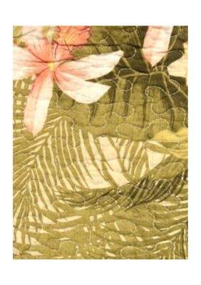 Tropical Orchid Throw Blanket