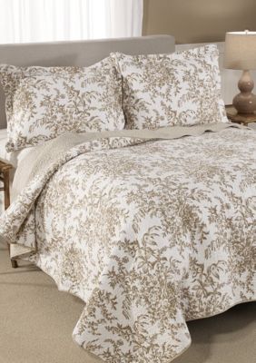 Laura Ashley Bedford Quilt Set, Full/Queen