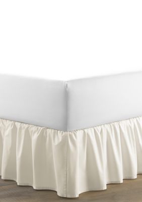 Laura Ashley Ruffled Bed Skirt Collection, Ivory, King