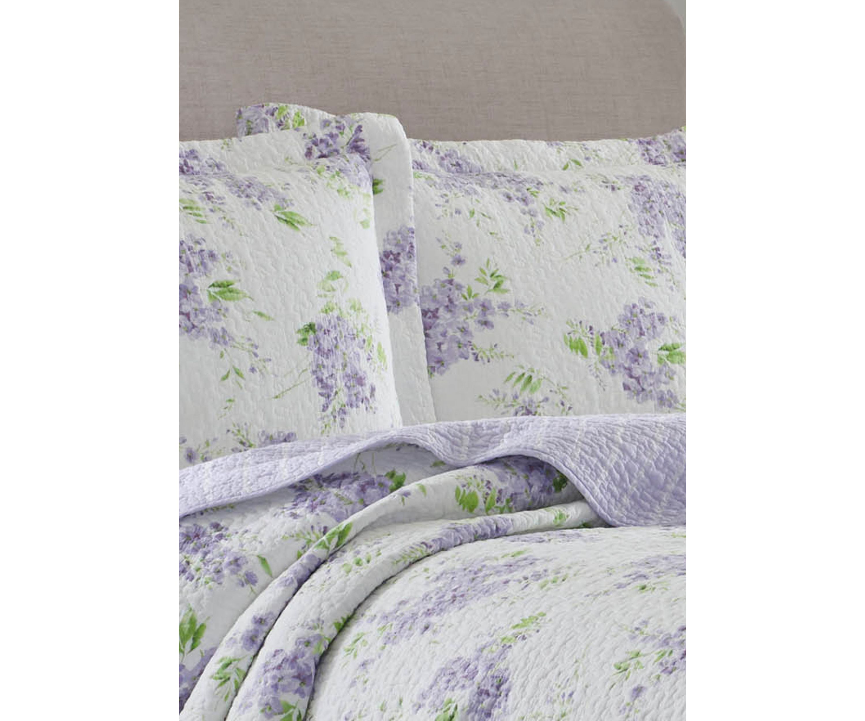 Twin Keighley Lt/Pastel Purple Quilt Set