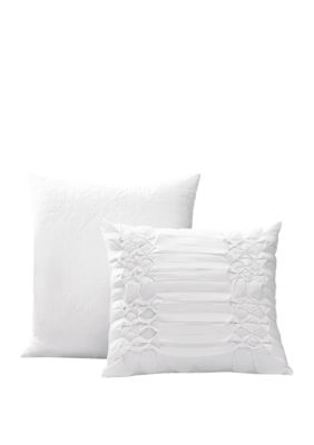 Triple Diamond Microfiber Decorative Pillow
