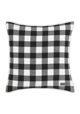 Cabin Plaid Cotton Flannel Decorative Pillow