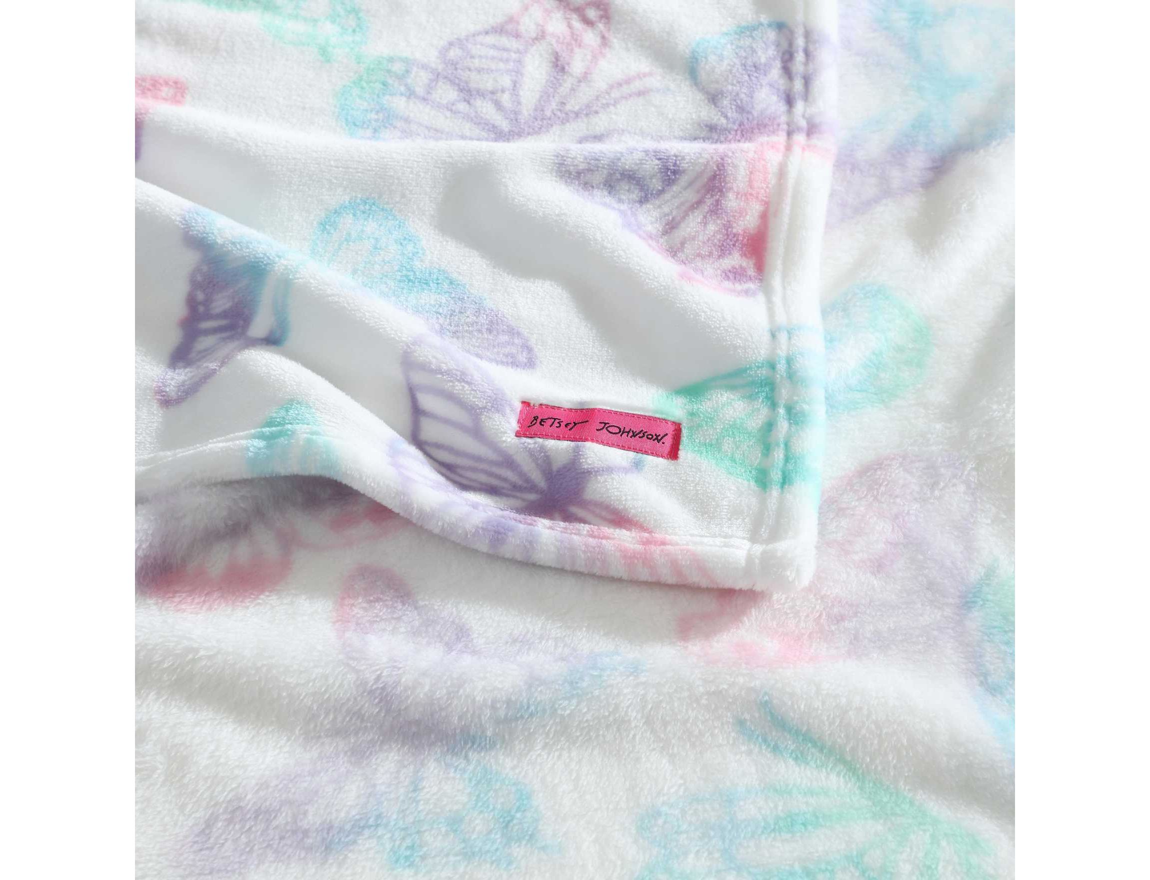 Butterfly Rainbow Microfiber Throw Open Stock