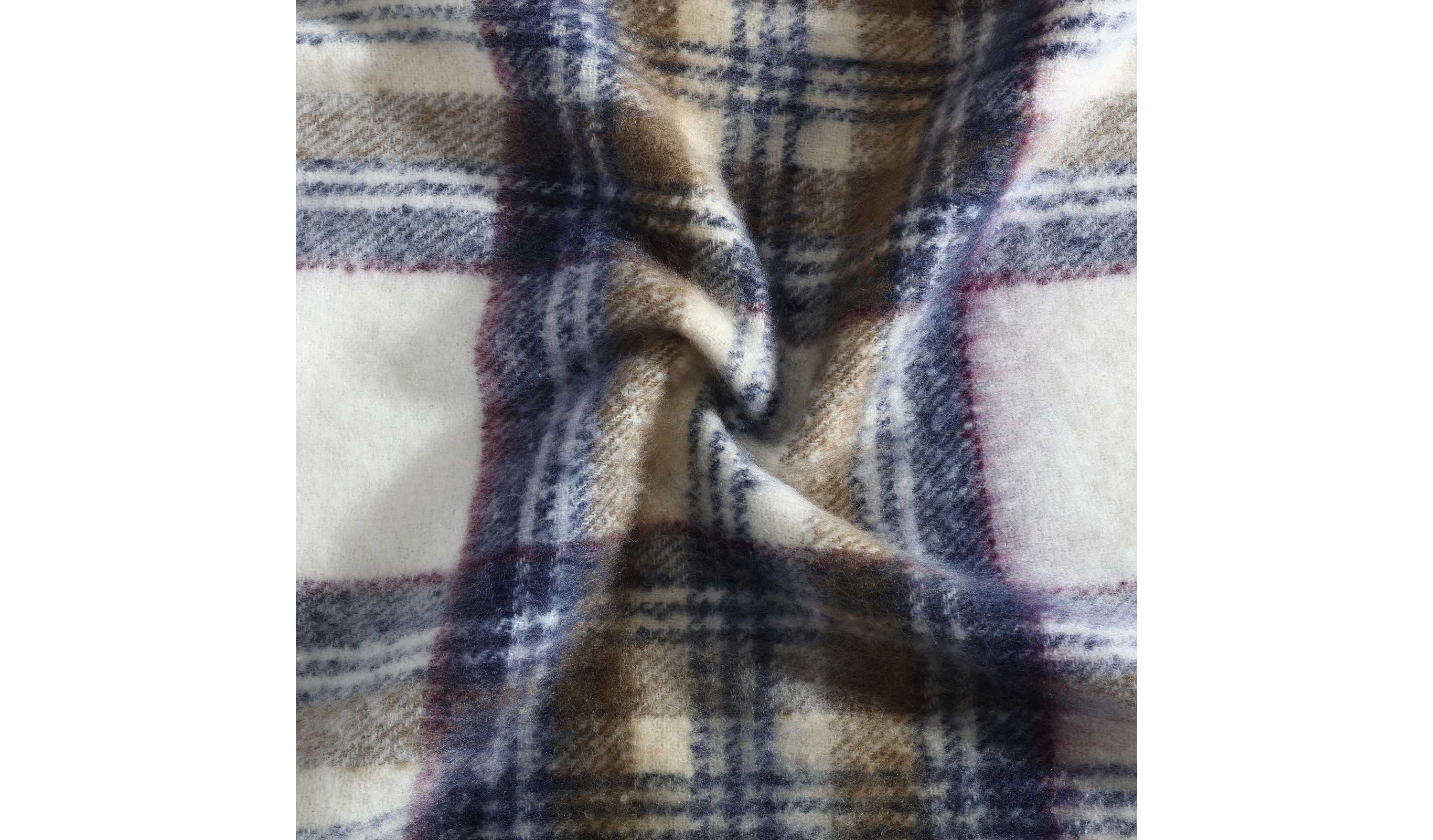 Edgewood Plaid Microfiber Throw