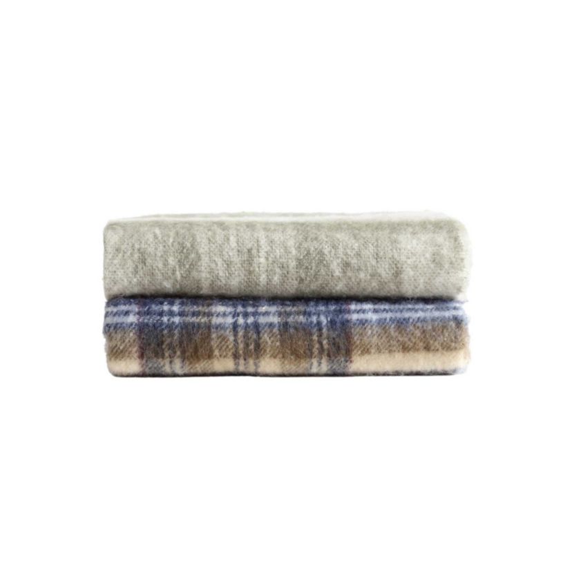 Edgewood Plaid Microfiber Throw