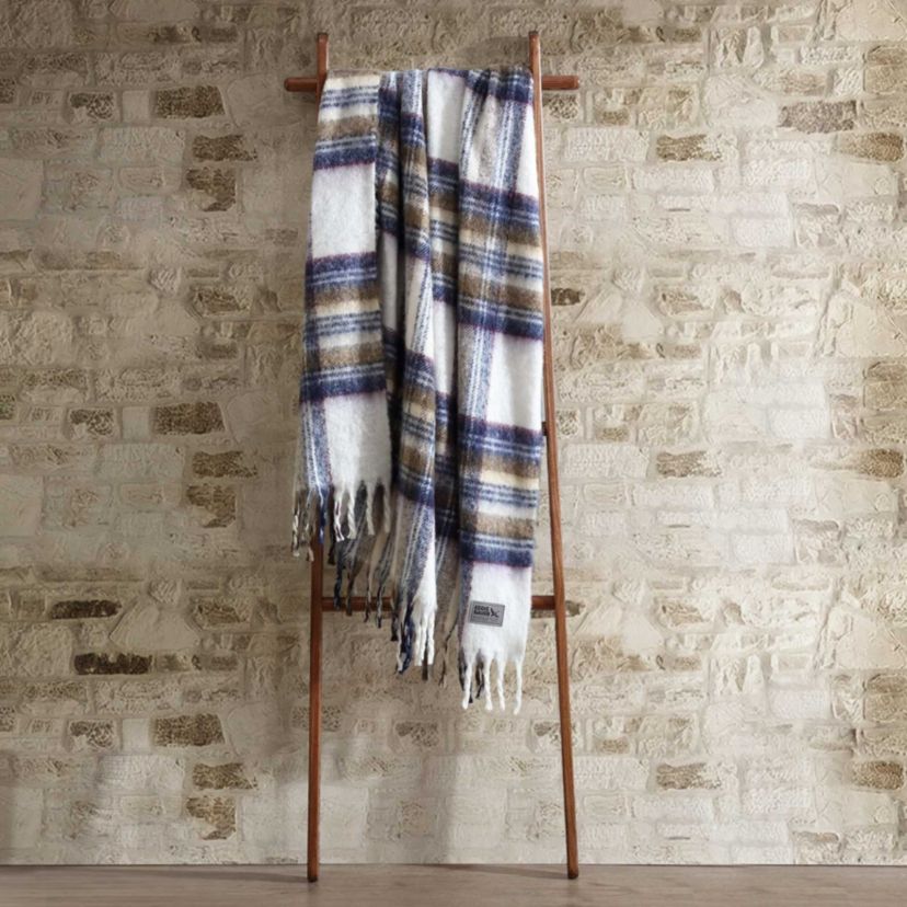 Edgewood Plaid Microfiber Throw