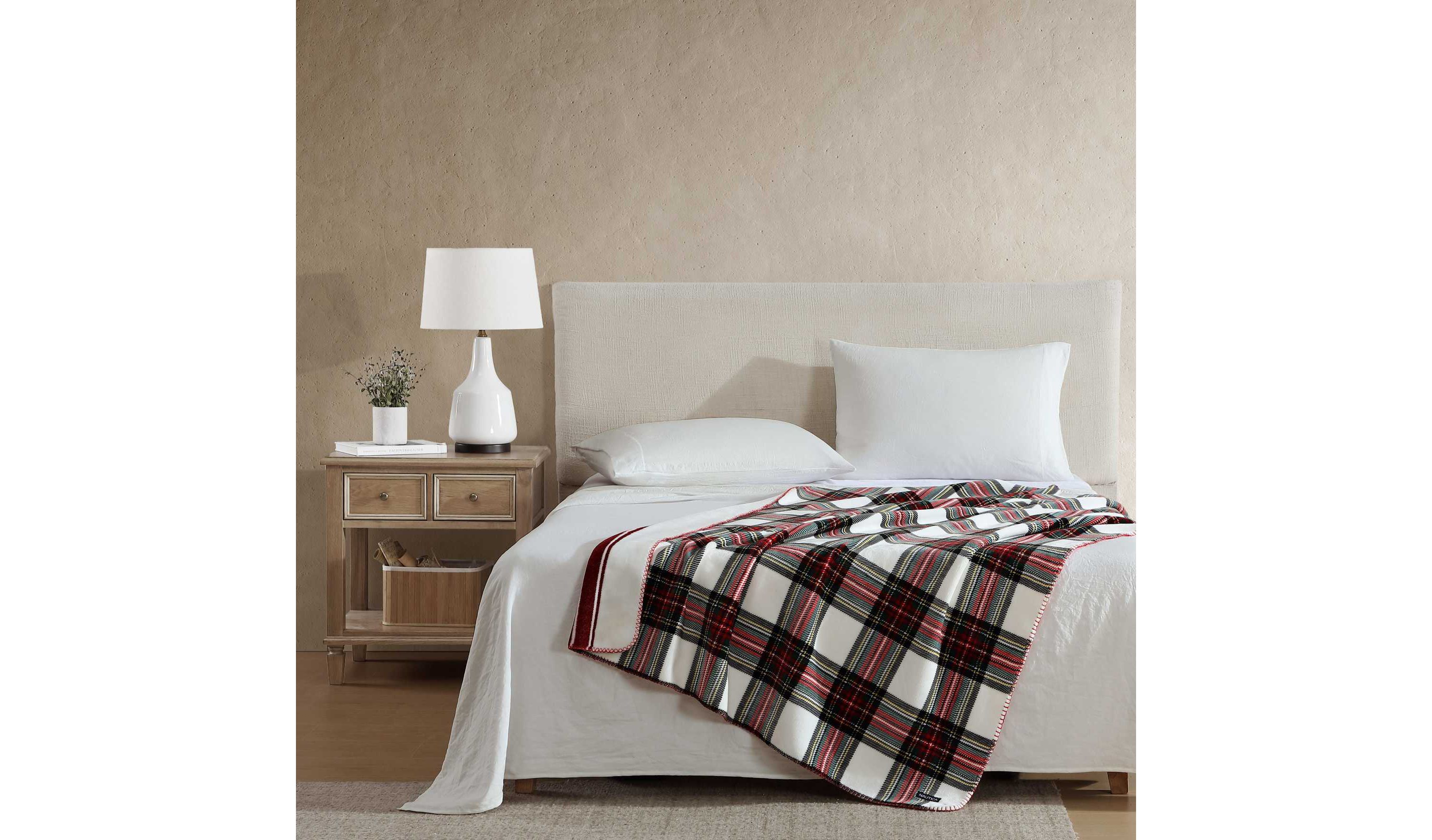 Hillcrest Plaid Microfiber Throw