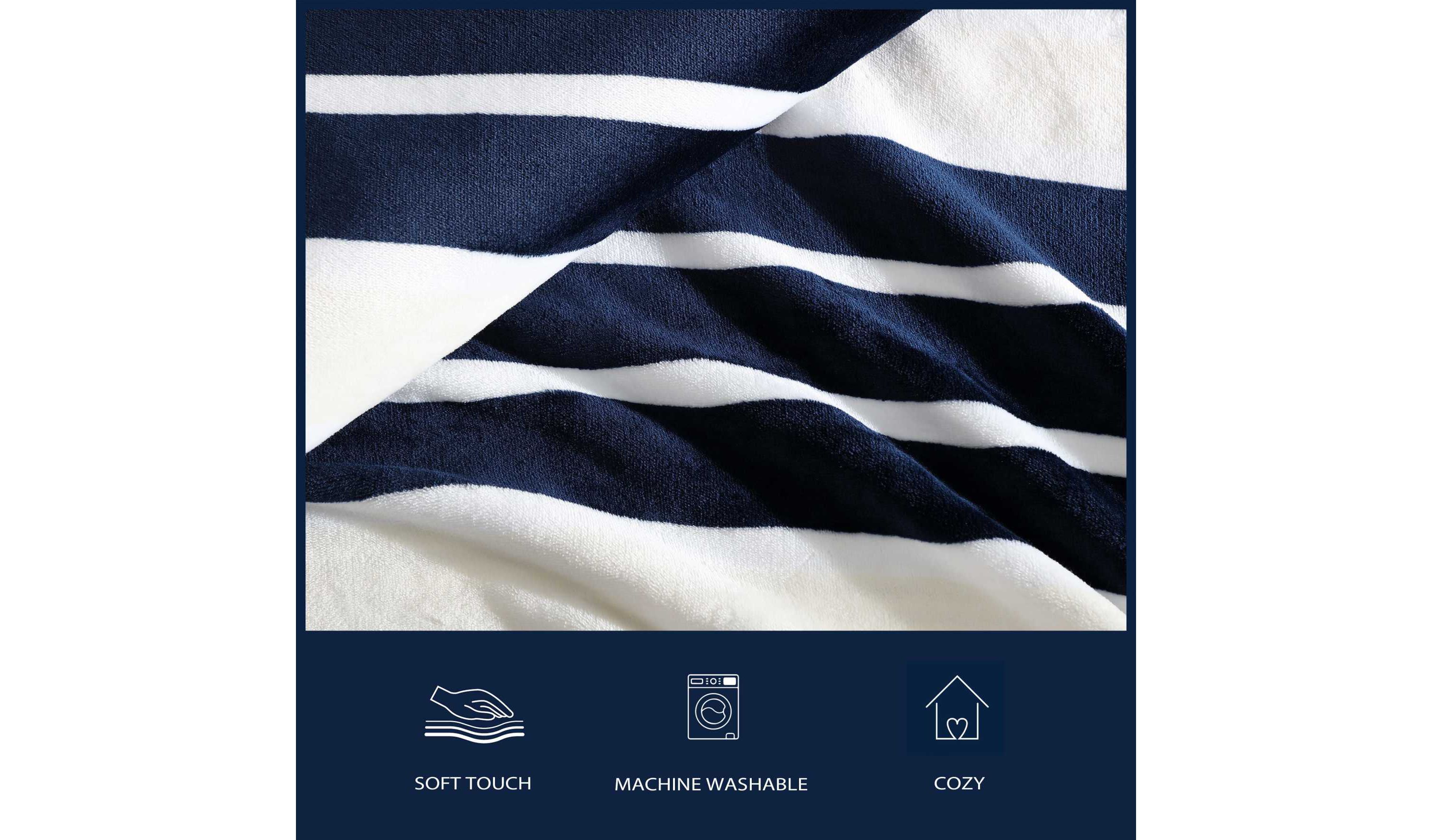 Varadero Stripe Microfiber Throw