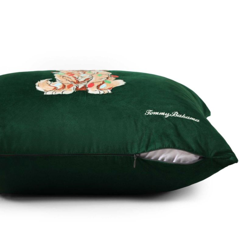Holiday Retriever Microfiber Decorative Pillow