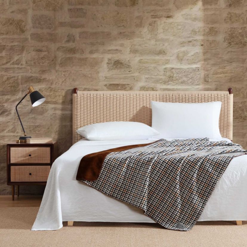 Griffin Plaid Microfiber Throw