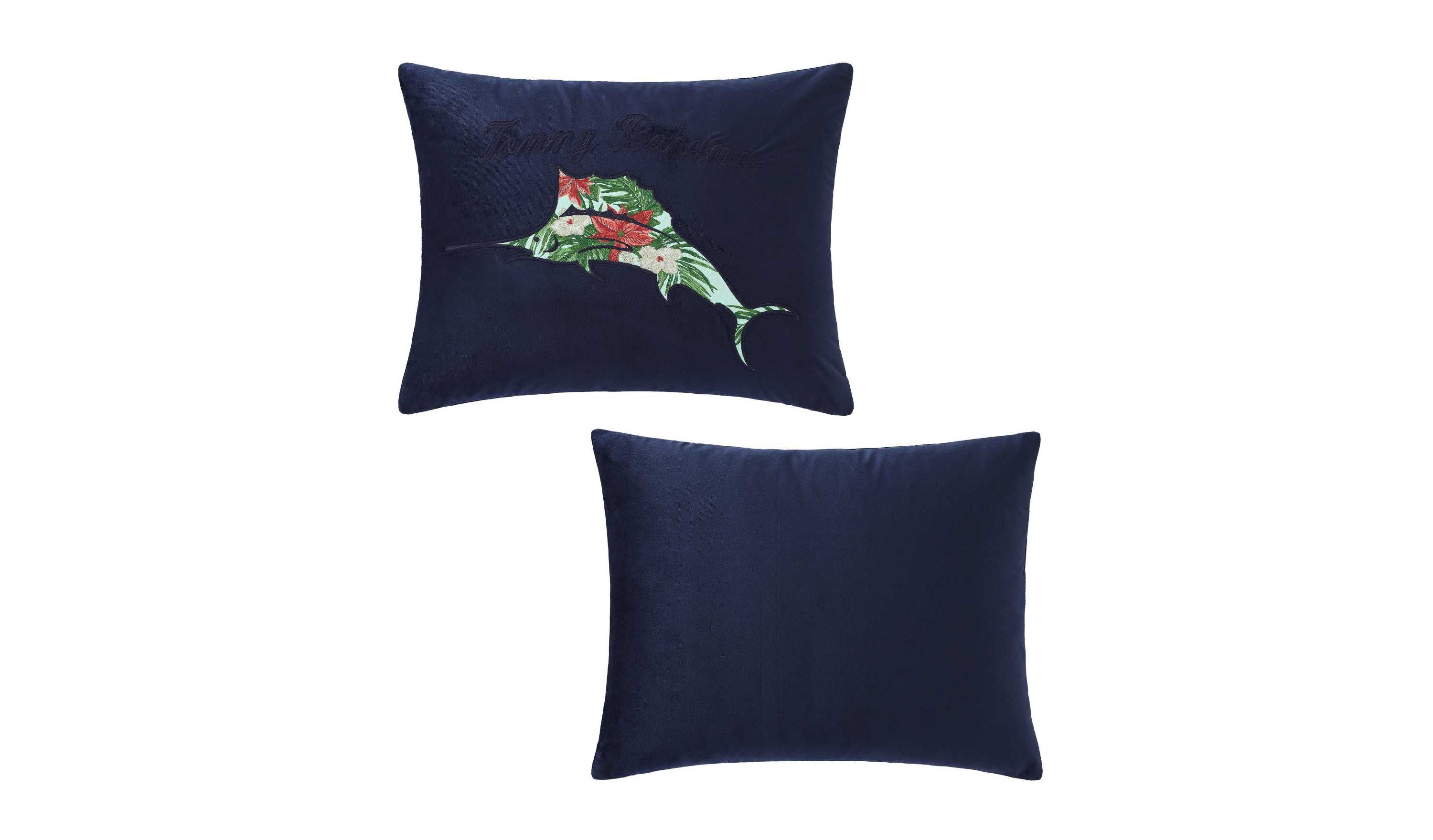 Holiday Marlin Microfiber Decorative Pillow