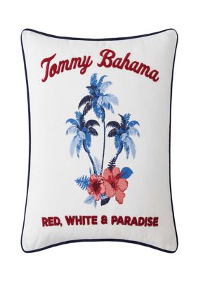 Tommy Bahama Palm Paradise Cotton Decorative Pillow, 20 x 20