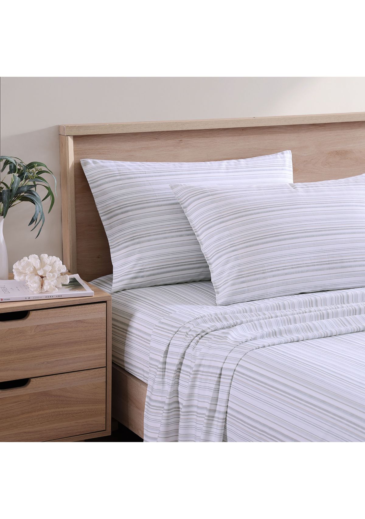 Kahanu Stripe 4-Piece Sheet Set