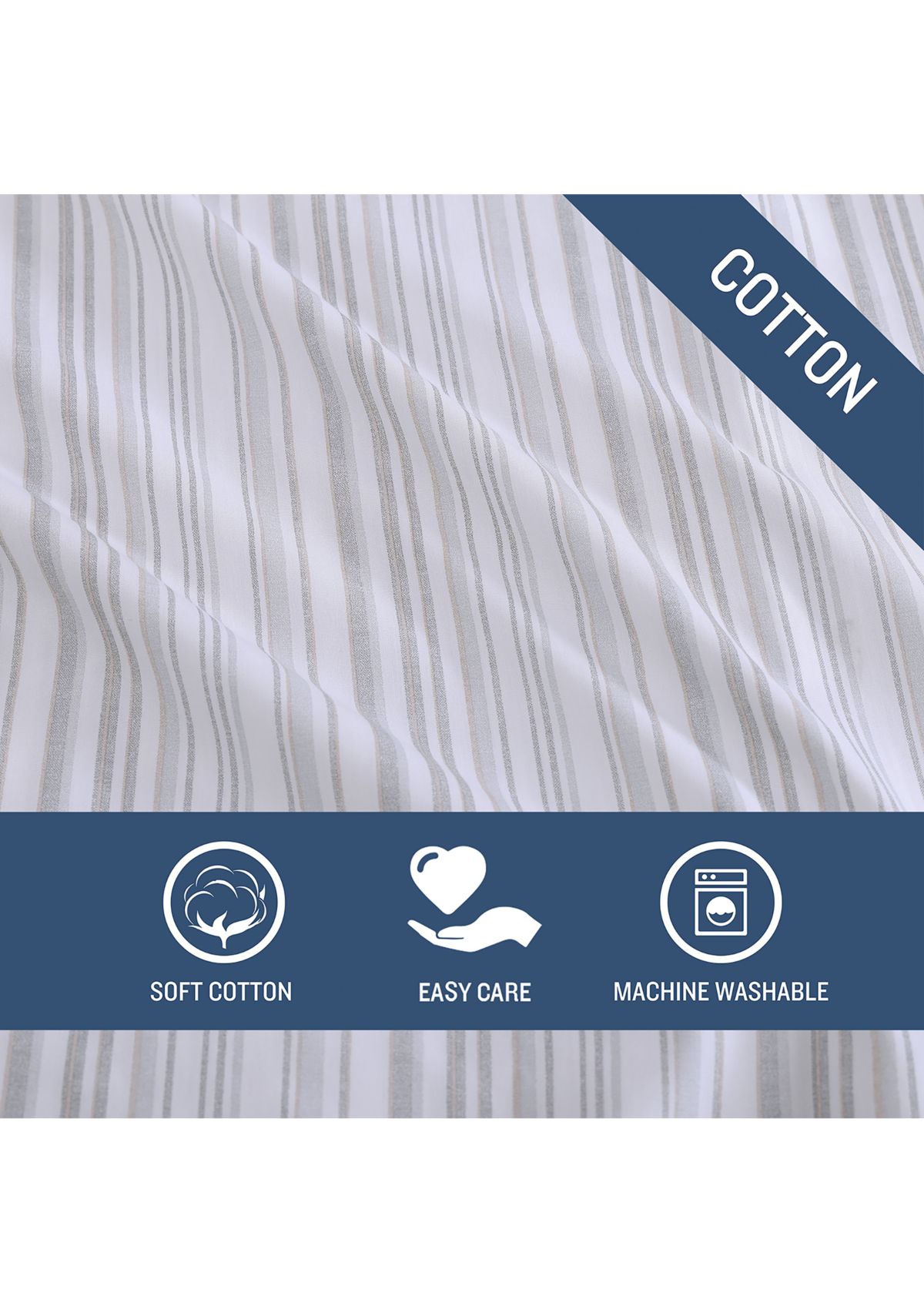 Kahanu Stripe 4-Piece Sheet Set