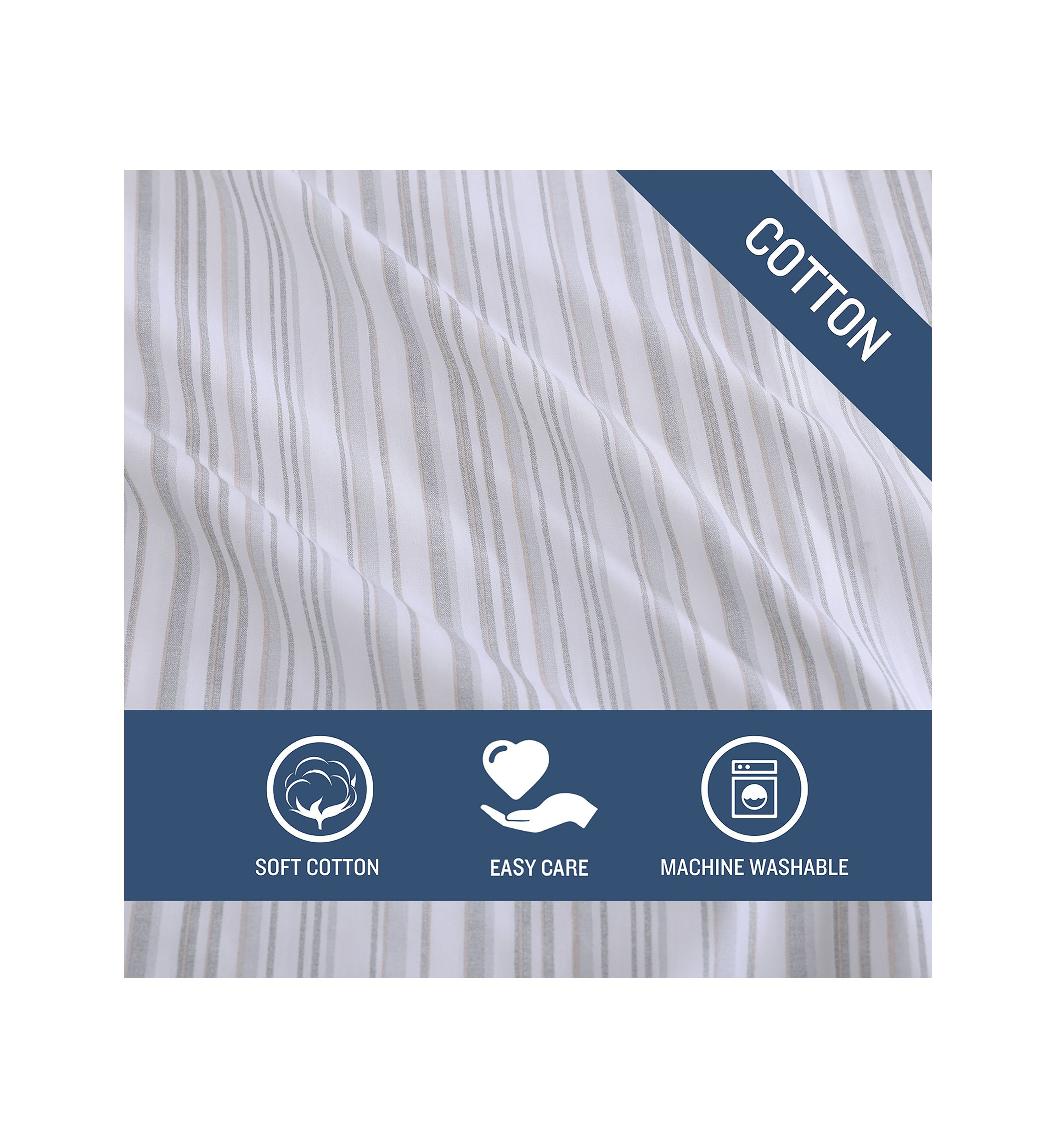 Kahanu Stripe 4-Piece Sheet Set