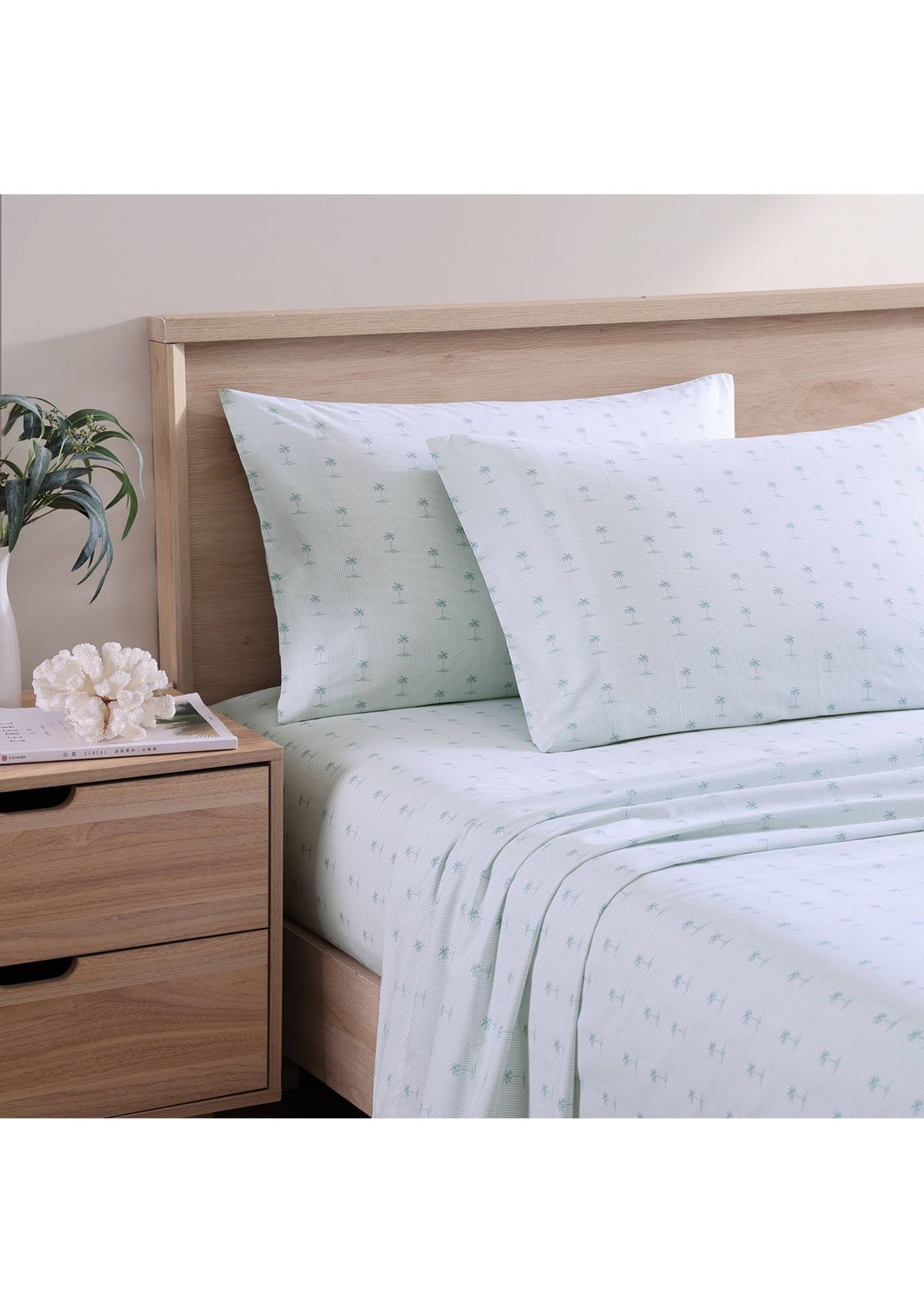 Kew Palms 100% Cotton Sheet Set