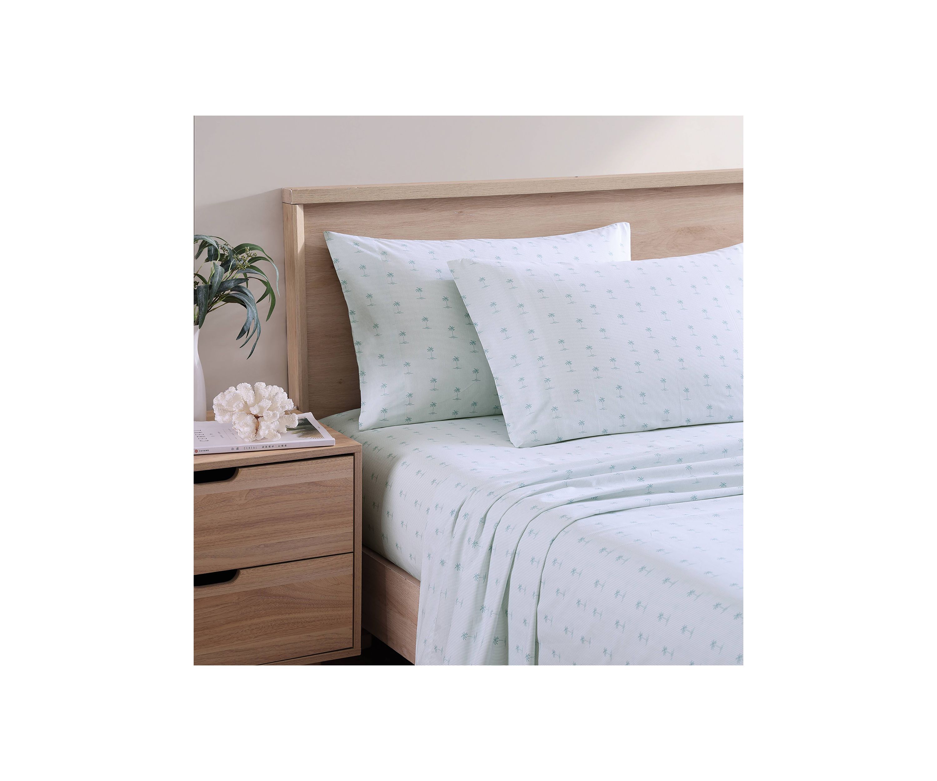 Kew Palms 100% Cotton Sheet Set