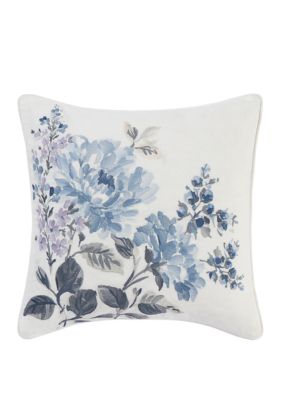 Laura Ashley 16 in x 16 in Chloe Cotton Decorative Pillow | belk