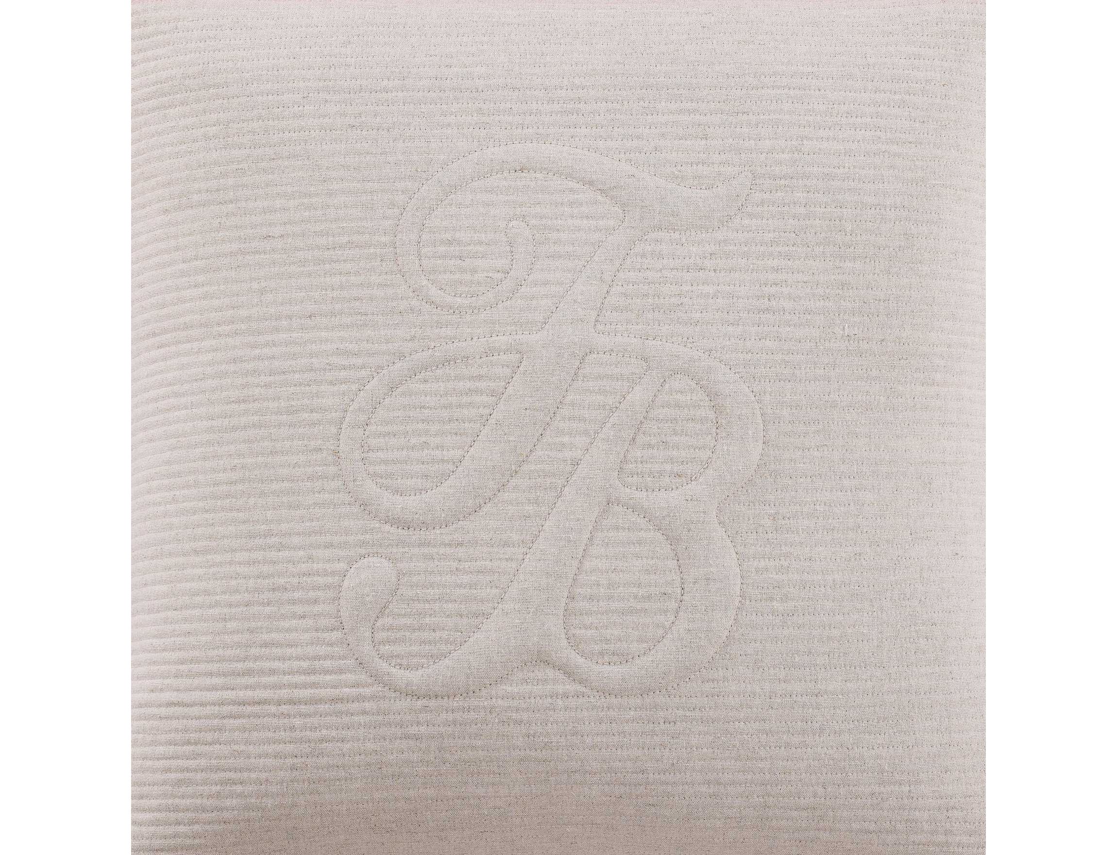 Island Estate Quilted Logo  Decorative Pillow