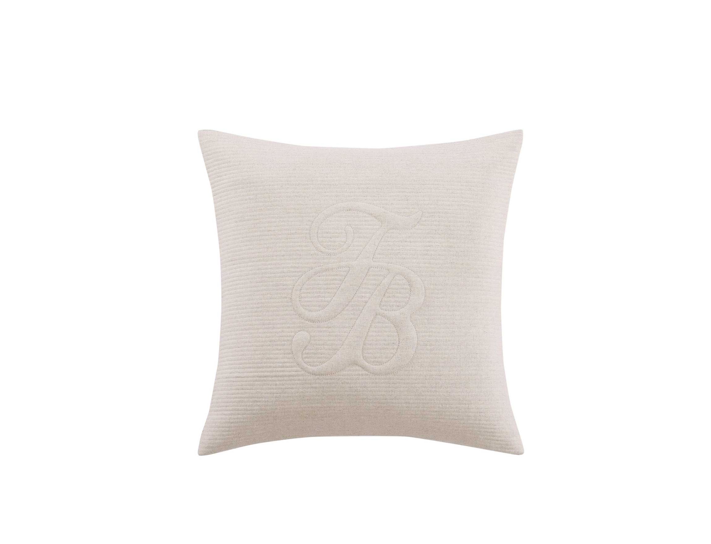 Island Estate Quilted Logo  Decorative Pillow