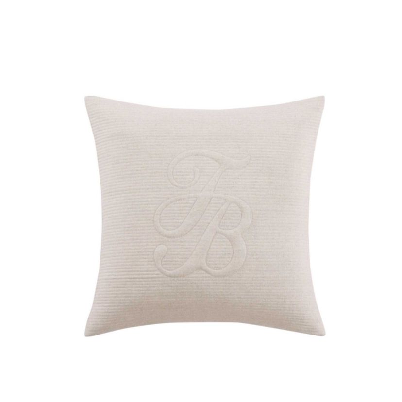 Island Estate Quilted Logo  Decorative Pillow