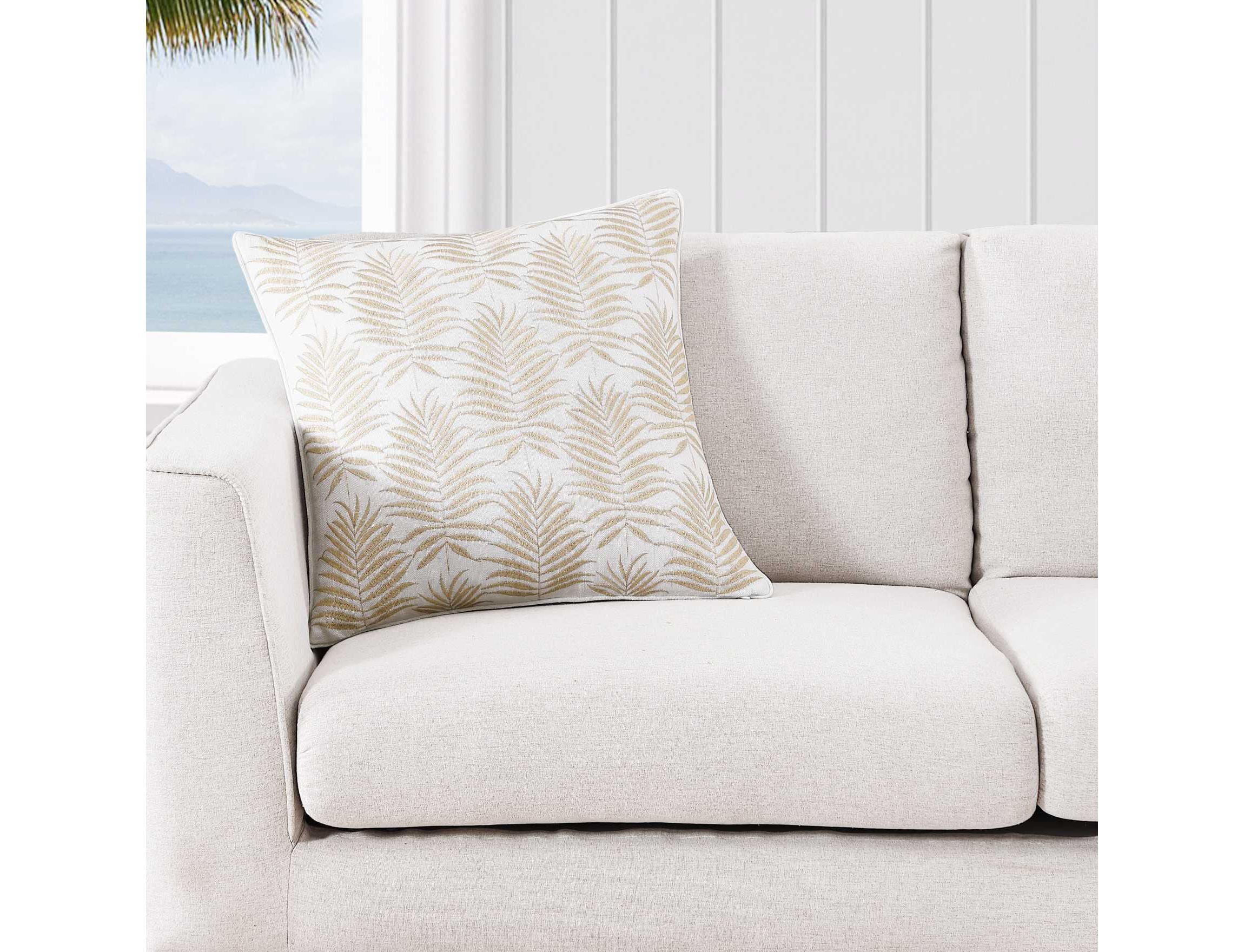 Island Estate Field Of Fronds Microfiber Decorative Pillow
