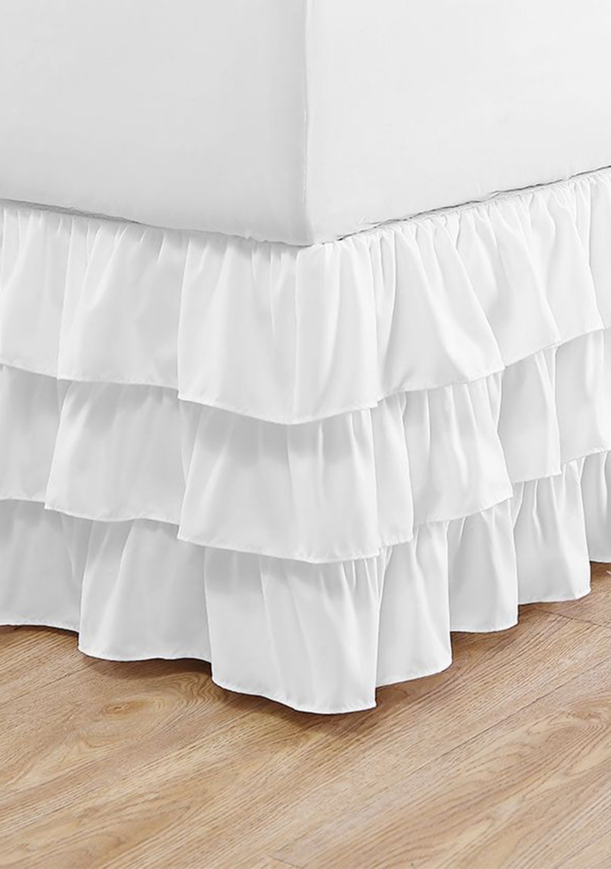 BJ Solid Ruffled Bedskirt