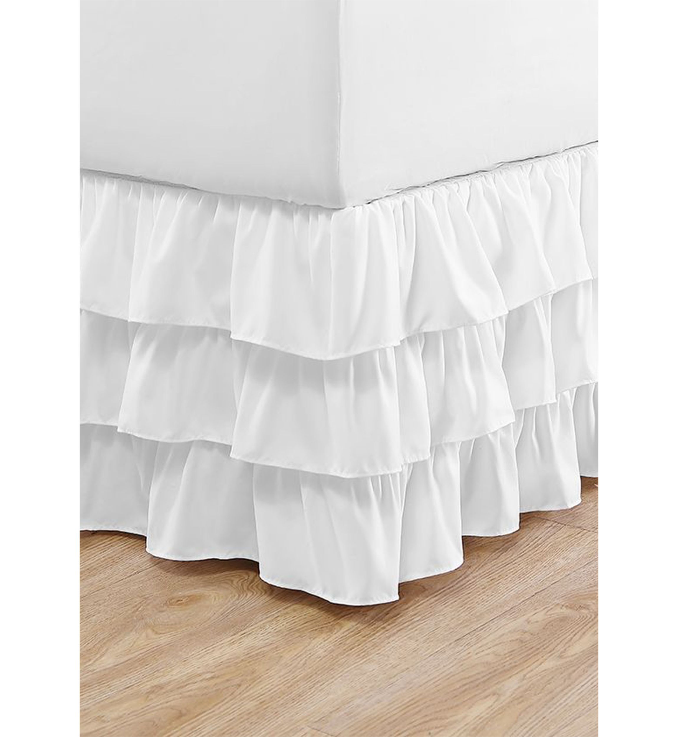 BJ Solid Ruffled Bedskirt