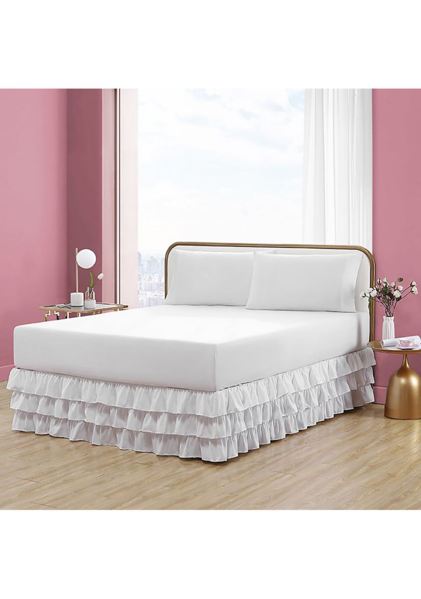 BJ Solid Ruffled Bedskirt
