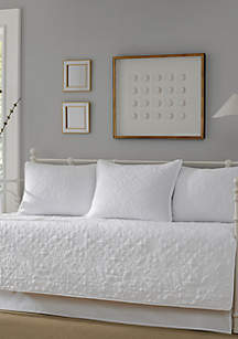 white cotton daybed cover