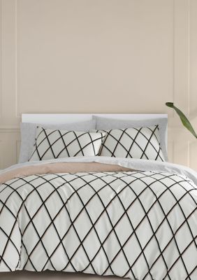 Now House By Jonathan Adler Martine 100 Cotton Duvet Cover Set Belk