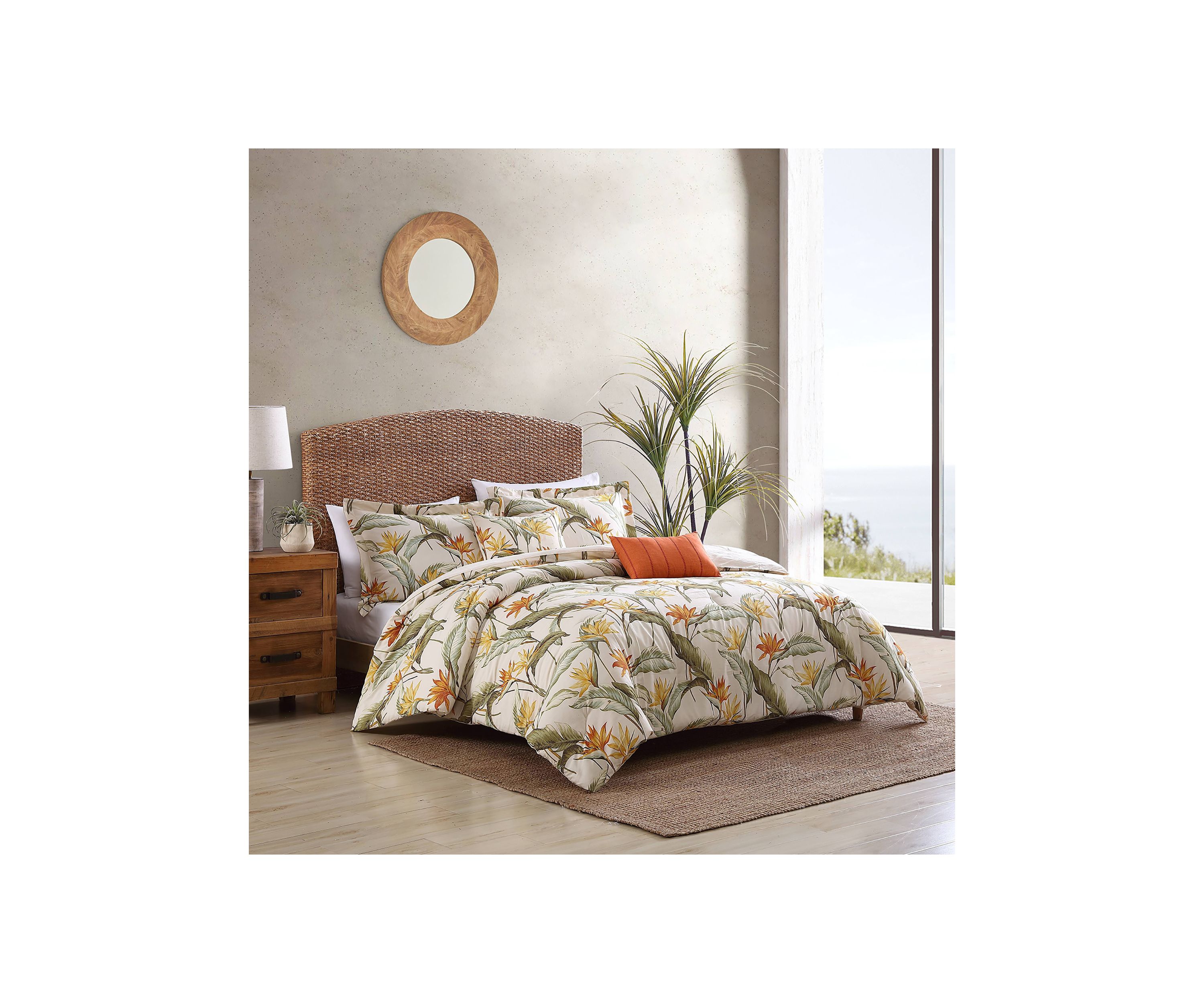 Birds Of Paradise 3-Piece Duvet Cover Set