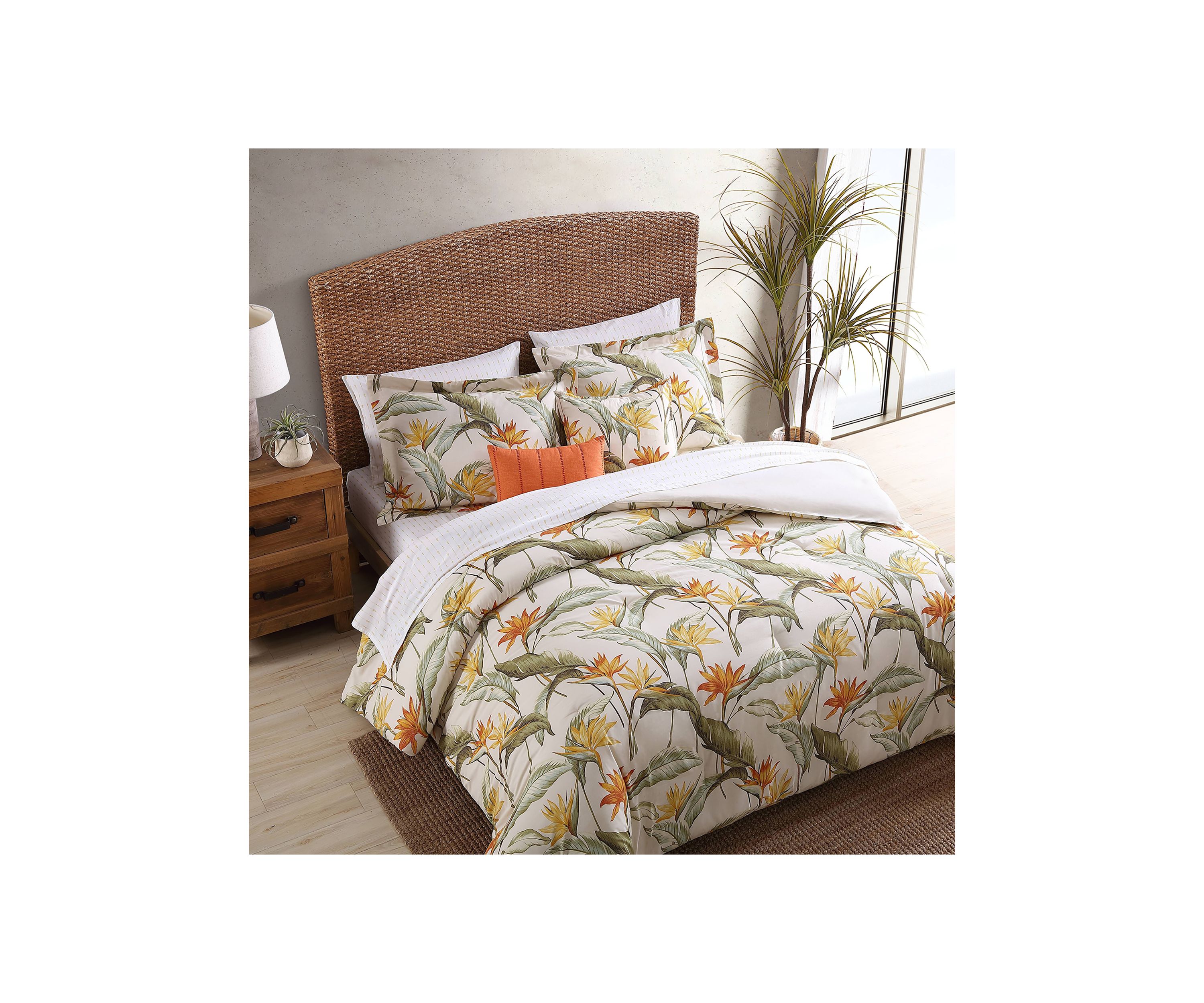 Birds Of Paradise 3-Piece Duvet Cover Set
