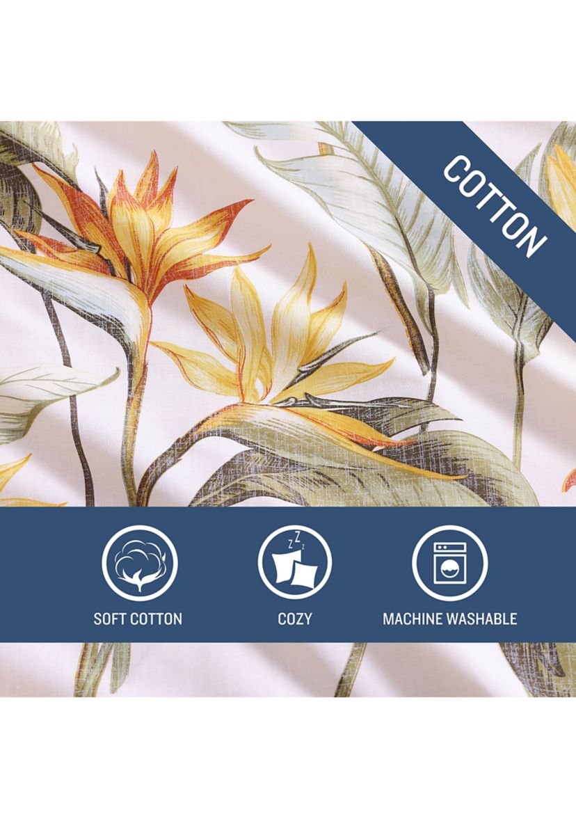 Birds Of Paradise 3-Piece Duvet Cover Set