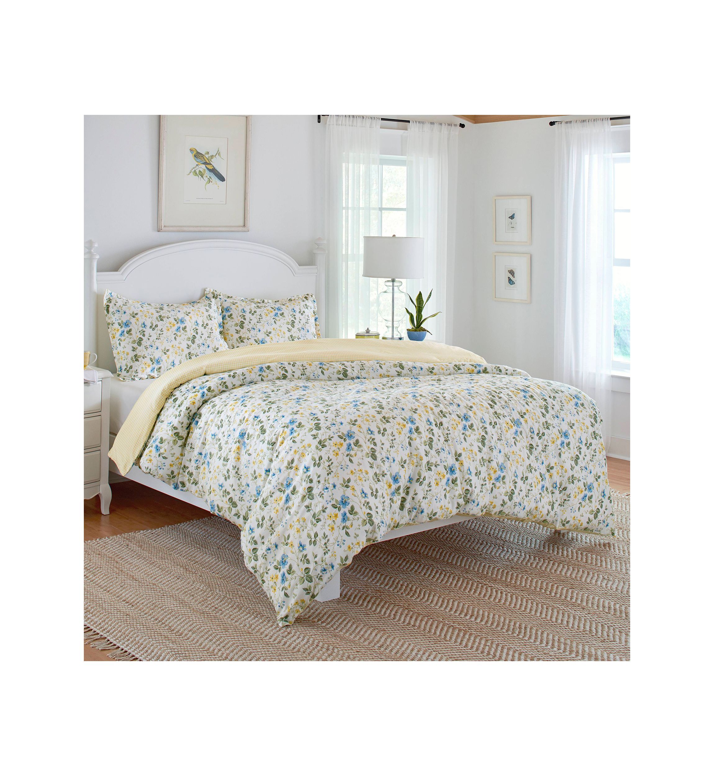Meadow Floral 2-Piece Duvet Cover Set