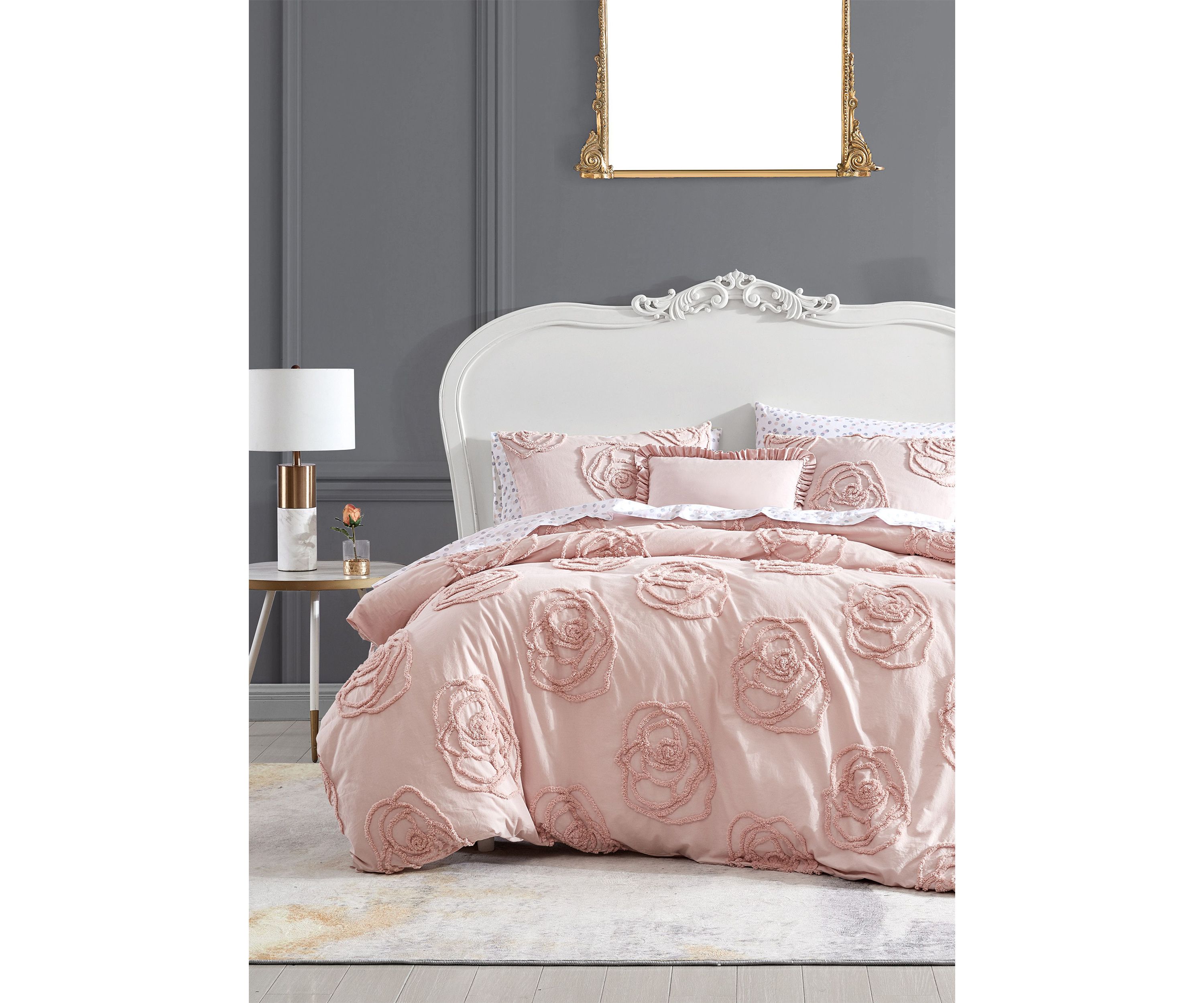 Rambling Rose 4-Piece Duvet Cover Set