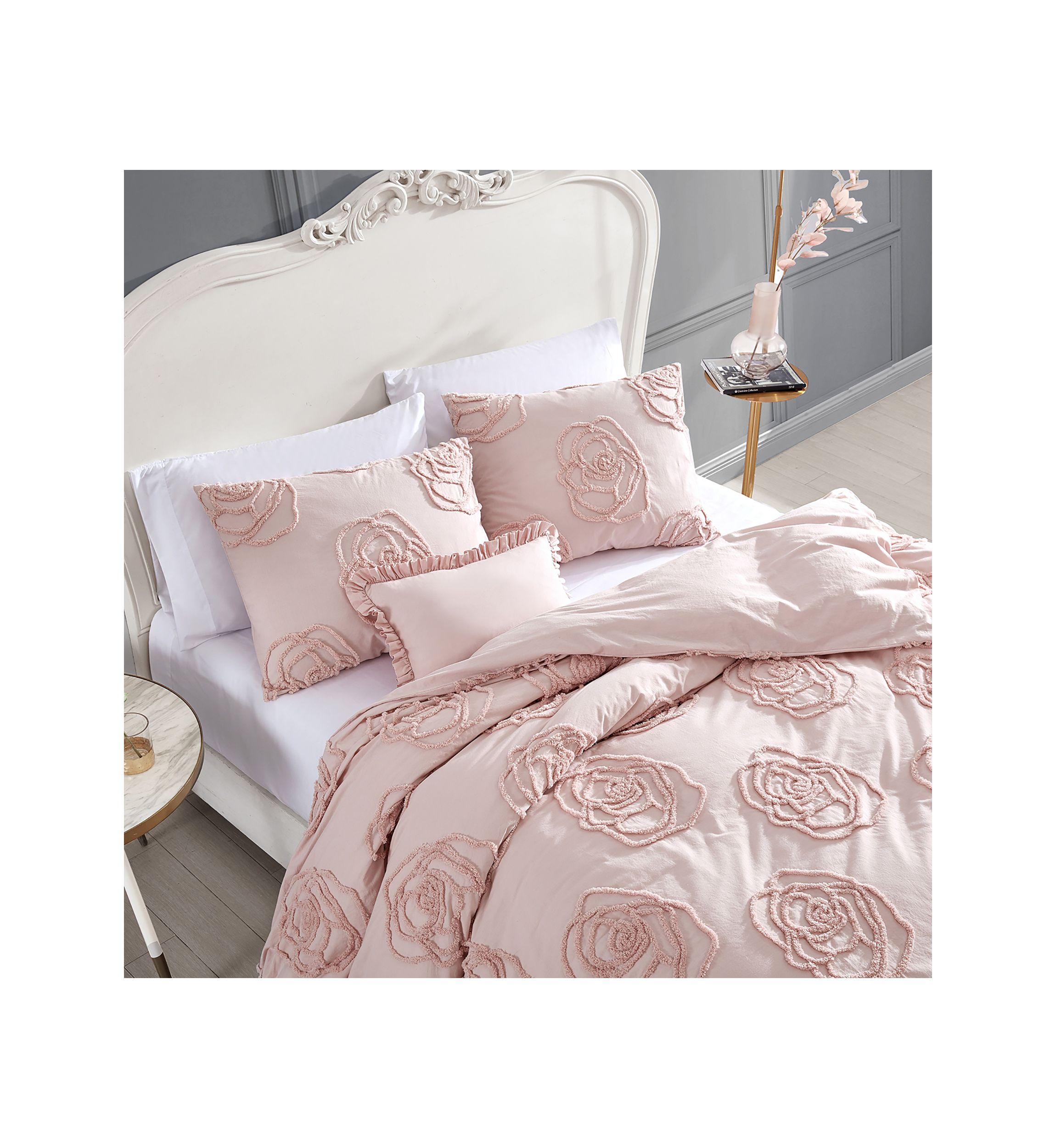 Rambling Rose 3-Piece Duvet Cover Set