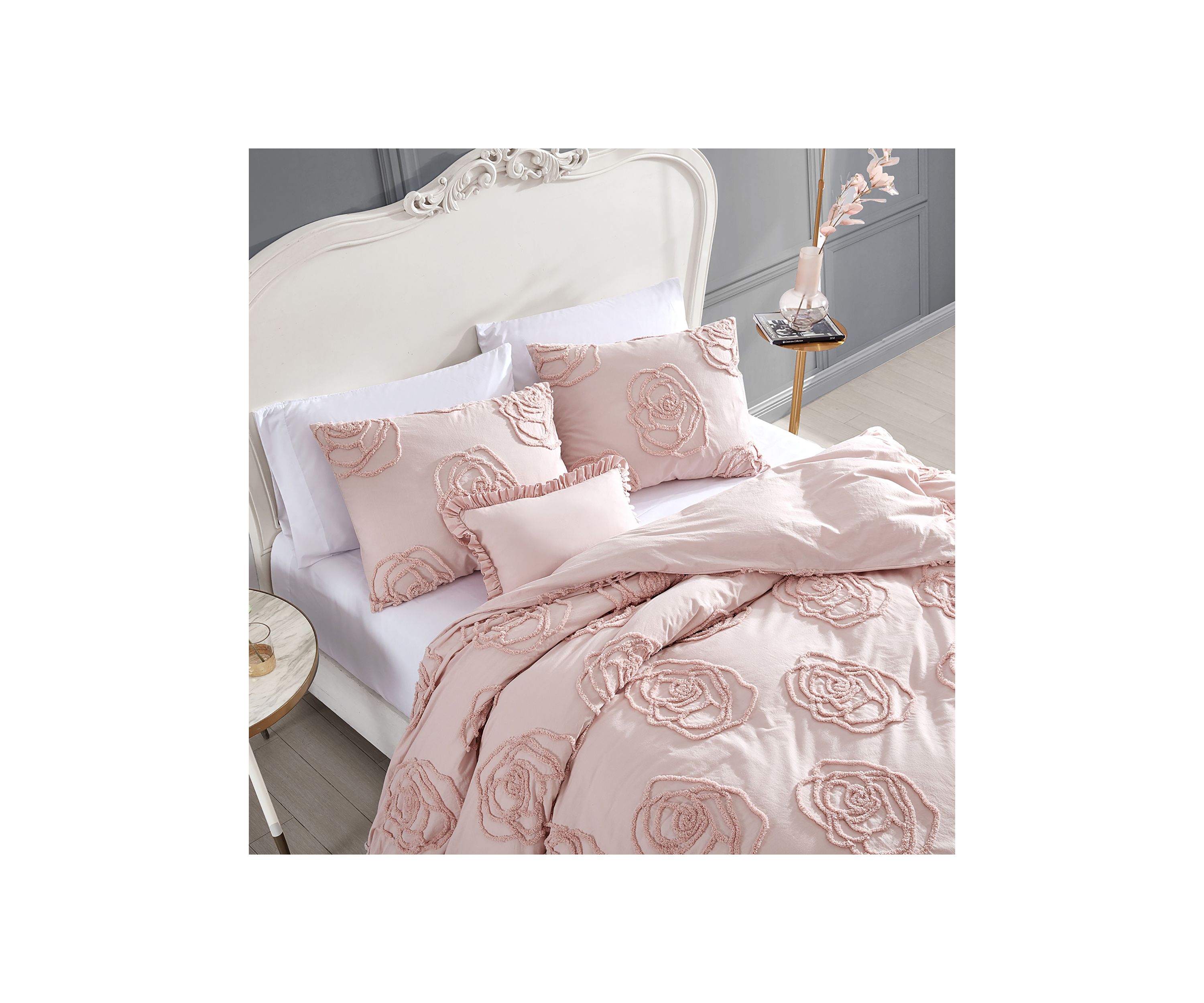 Rambling Rose 4-Piece Duvet Cover Set