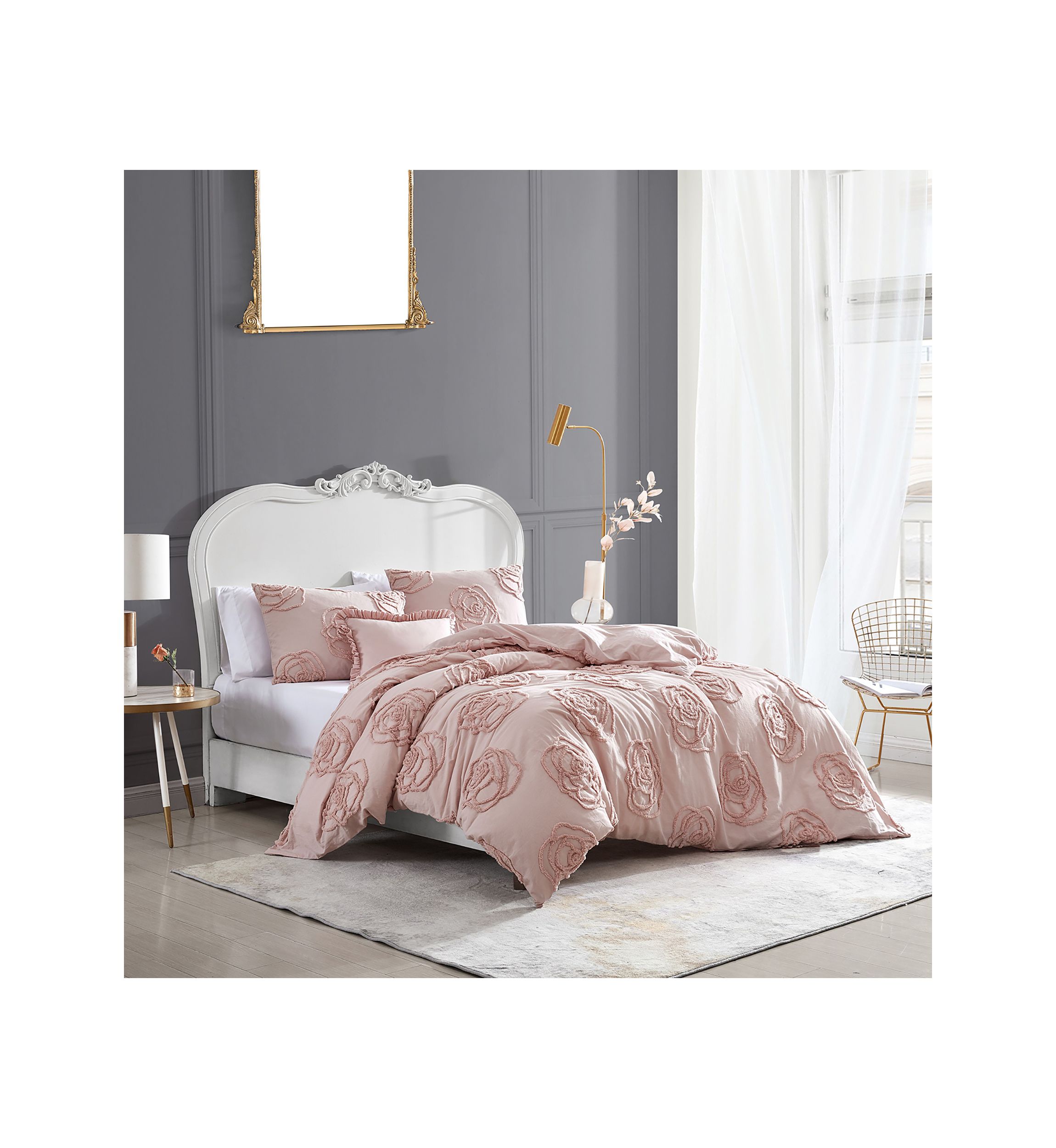 Rambling Rose 3-Piece Duvet Cover Set
