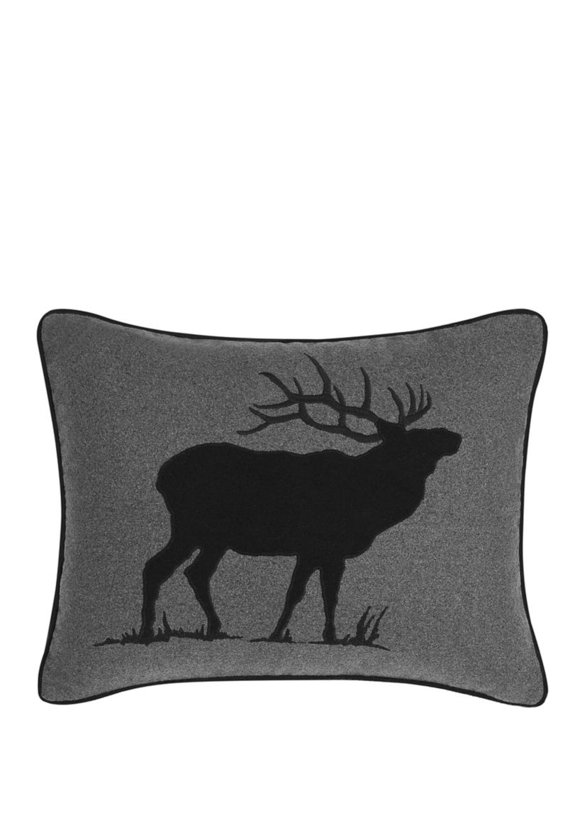Elk Black Decorative Pillow