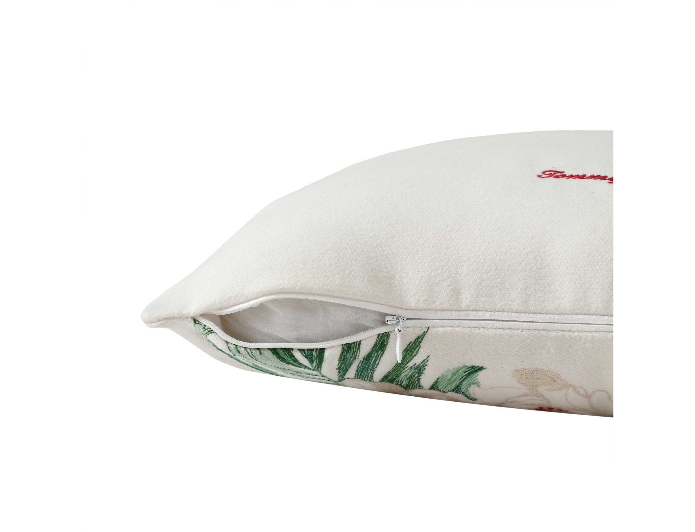 Festive Palms Microfiber Decorative Pillow