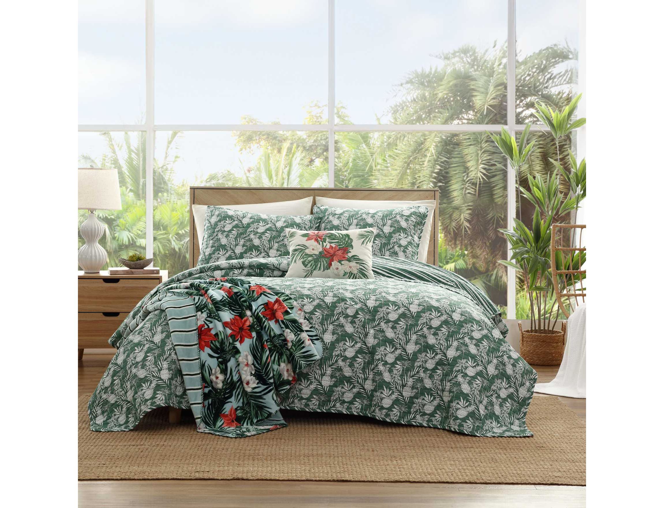 Festive Palms Microfiber Decorative Pillow