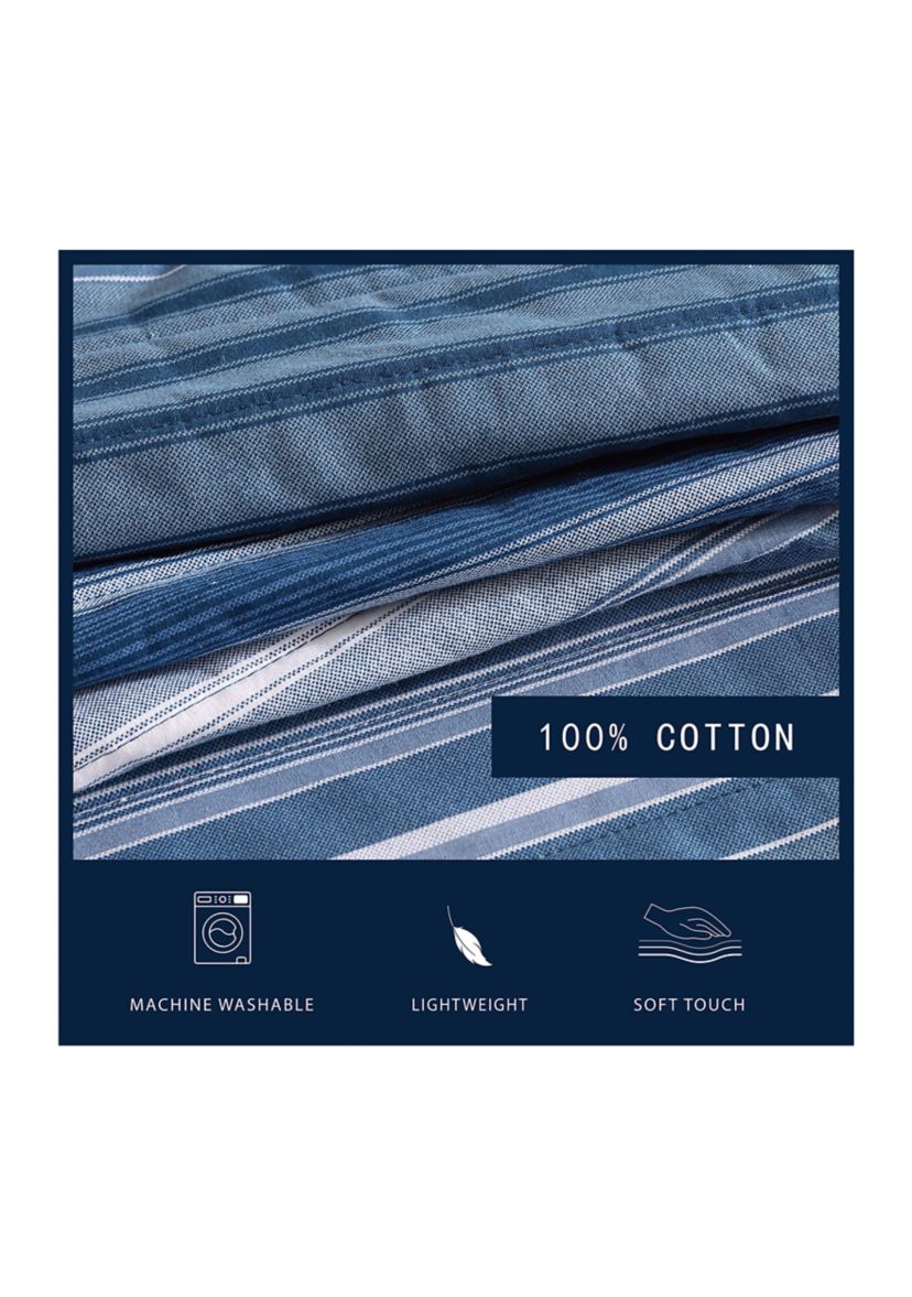 Coveside 100% Cotton- 4 Piece- Quilted Daybed Cover Set